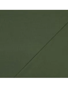 Tissu, Jersey de Coton Uni, Vert Forêt, Laize 145 cm, Coton Stretch Oeko-Tex 2