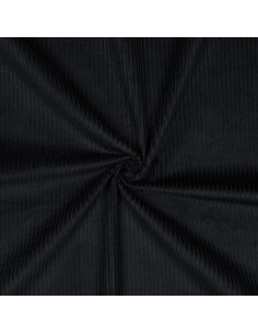 Velours larges côtes, noir