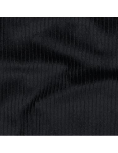 Velours larges côtes, noir