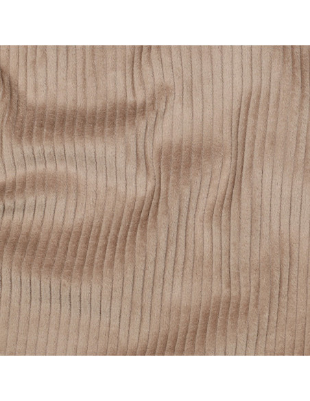 Tissu, Velours Larges Côtes Uni, Camel, Laize 142 cm, 100% Coton 280g/m²