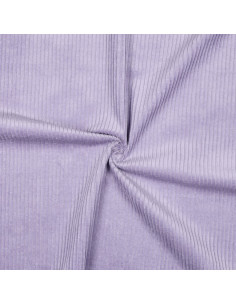 Velours larges côtes, lilas