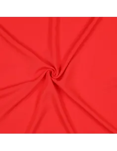 Tissu, Viscose Unie, Rouge Éclatant, Laize 142 cm, 100% Viscose 156g/ml