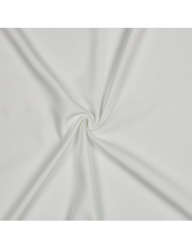 Tissu, Viscose Unie, Écru, Laize 142 cm, 100% Viscose 156g/m²