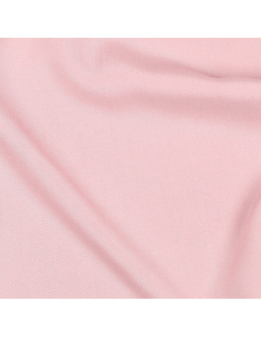 Tissu, Viscose Unie, Rose Poudré, Laize 142 cm, 100% Viscose 110g/m²