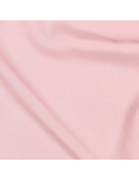 Tissu, Viscose Unie, Rose Poudré, Laize 142 cm, 100% Viscose 110g/m²