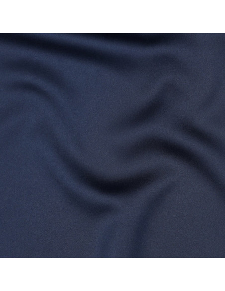 Tissu, Microfibre Satinée, Bleu Marine, Laize 146 cm, 100% Polyester 140g/m²