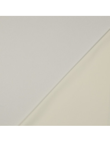 Tissu, Microfibre Satiné Toucher Soie, Écru, Laize 146 cm, 100% Polyester 140g/m²