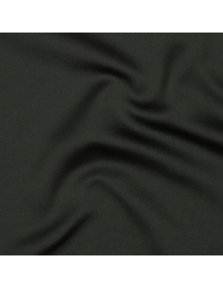 Tissu, Microfibre Satiné Toucher Soie, Kaki Foncé, Laize 146 cm, 100% Polyester 140g/m²