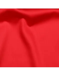 Tissu, Satin de Coton Uni, Rouge Éclatant, Laize 150 cm, 100% Coton 115g/m² 2
