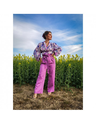 Satin de coton uni, jaune