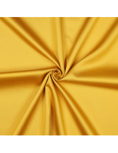 Satin de coton uni, jaune