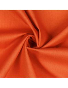 Popeline de coton unie, orange flame 2