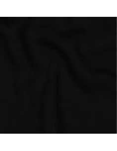 Tissu, Sweat Épais Uni, Noir, Laize 150 cm, 70% Coton 30% Polyester 280g/m² 2