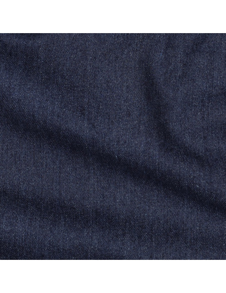 Jean brut épais, raide, bleu marine