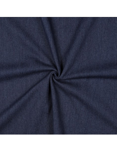 Jean brut épais, raide, bleu marine