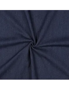 Tissu, Denim Brut, Bleu Marine, Laize 155 cm, 100% Coton 330g/m²