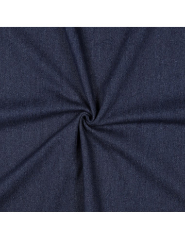 Jean brut épais, raide, bleu marine