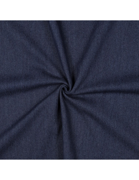 Jean brut épais, raide, bleu marine