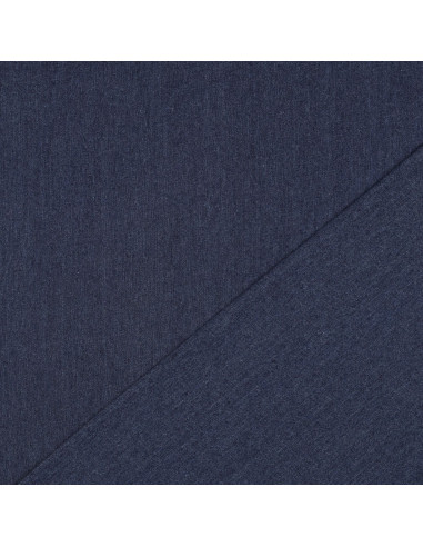 Jean brut épais, raide, bleu marine