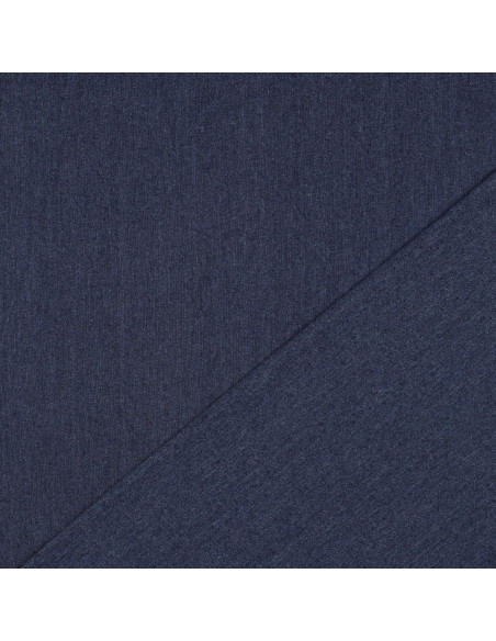 Jean brut épais, raide, bleu marine