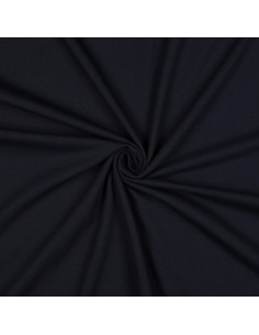 Jersey de coton uni, bleu marine