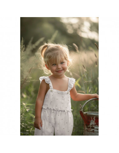 Tissu, Popeline de Coton Arc-en-ciel, Naturel, Laize 150 cm, 100% Coton 135g/m²