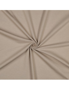 Jersey de coton uni, beige