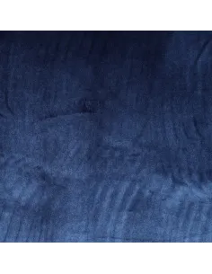Tissu, Velours Ras Uni, Bleu Marine, Laize 150 cm, 100% Polyester 280g/m² 2