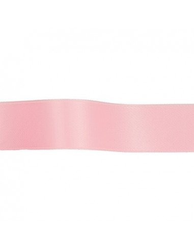 Ruban satin, 25mm, rose bonbon