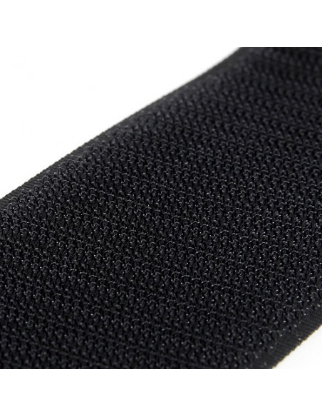 Auto-agrippant adhésif, coté crochets, 50mm, noir