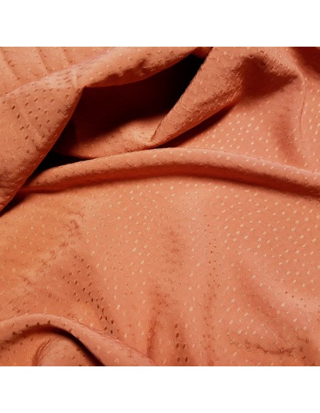 Tissu, Viscose Piquée Unie, Brique, Laize 140 cm, 100% Viscose 170g/ml