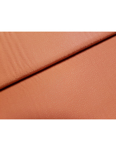 Viscose piquée unie, brique