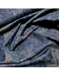 Tissu, Jersey Punto Milano Uni, Pétrole, Laize 150 cm, Viscose Polyester Spandex Oeko-Tex 2