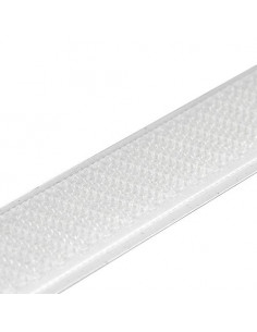 Auto-agrippant adhésif, coté crochets, 20mm, blanc