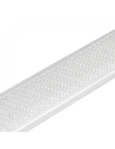 Auto-agrippant adhésif, coté crochets, 20mm, blanc