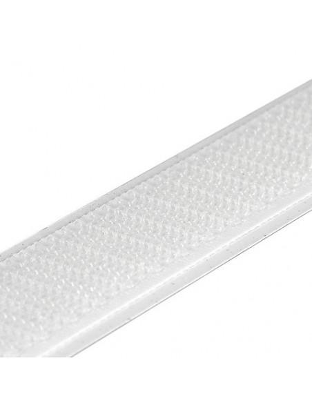 Auto-agrippant adhésif, coté crochets, 20mm, blanc