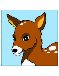 Kit canevas débutant - Le faon