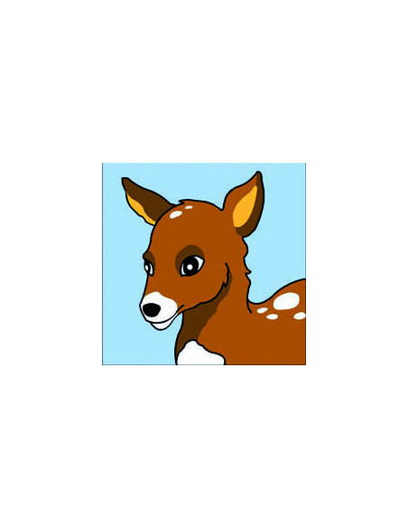 Kit canevas débutant - Le faon