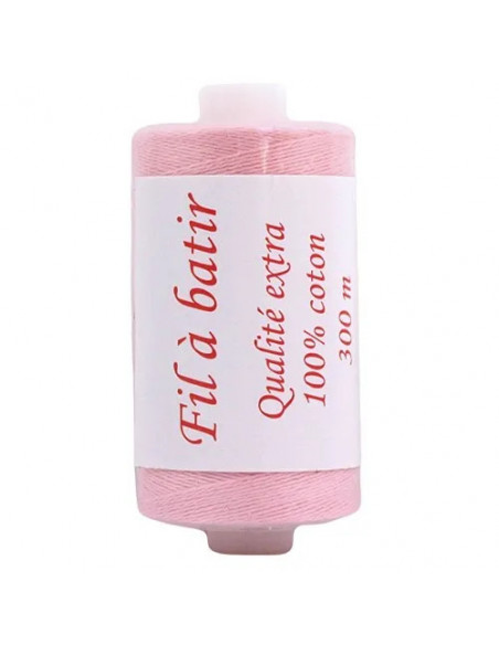Fil, à bâtir, 100% Coton qualité extra, 300 m, Coloris au choix