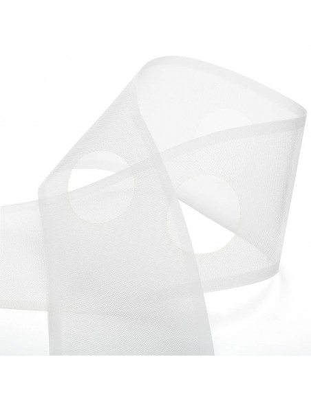 Ruban Renfort perforé, pour tête de rideaux, 100mm