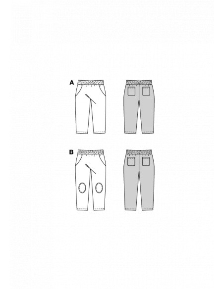 Patron Burda 9208 - Pantalon