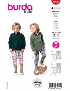Patron Burda 9208 - Pantalon