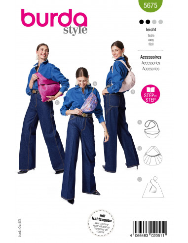 Patron Burda 5675 - Sac
