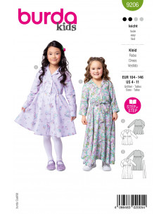 Patron Burda 9206 - Robe