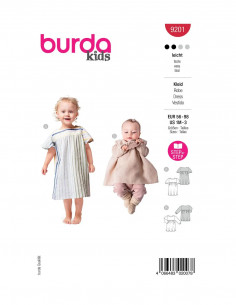 Patron Burda 9201 - Robe