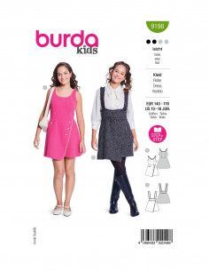 Patron Burda 9198 - Robe