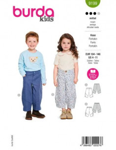 Patron Burda 9199 - Pantalon