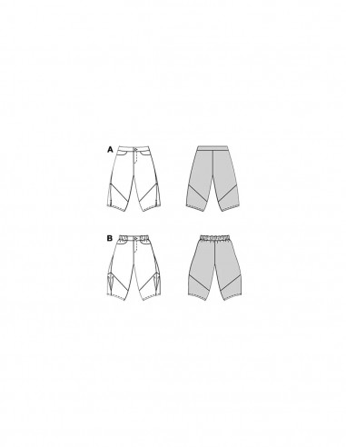 Patron Burda 9199 - Pantalon