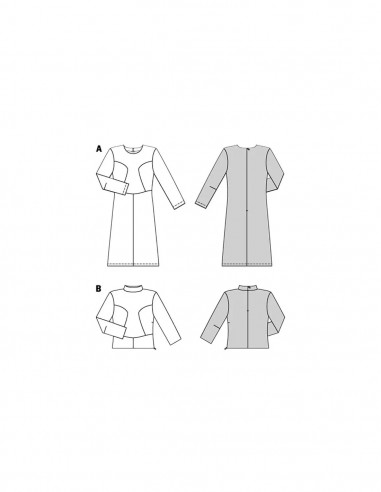 Patron Burda 5677 - Robe et T-shirt