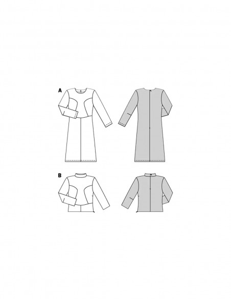 Patron Burda 5677 - Robe et T-shirt